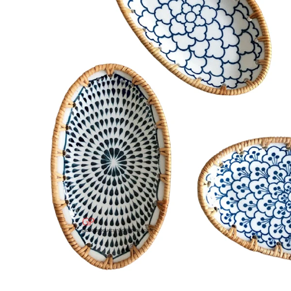 Hot Sale Latest Design Rattan Tray with Luxury Design Hand Made Tray