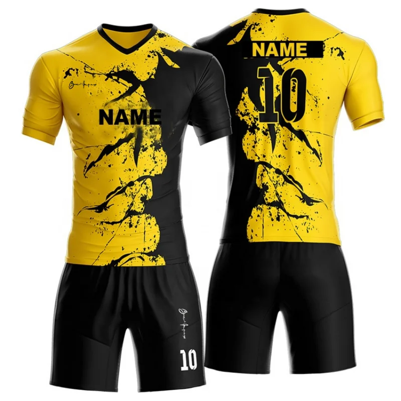 Wholesale in stock customized thailand quality boca junior soccer jersey with cheap price soccer uniform