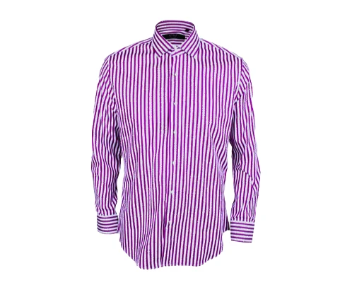 Устойчивые хлопковые мужские полосатые рубашки