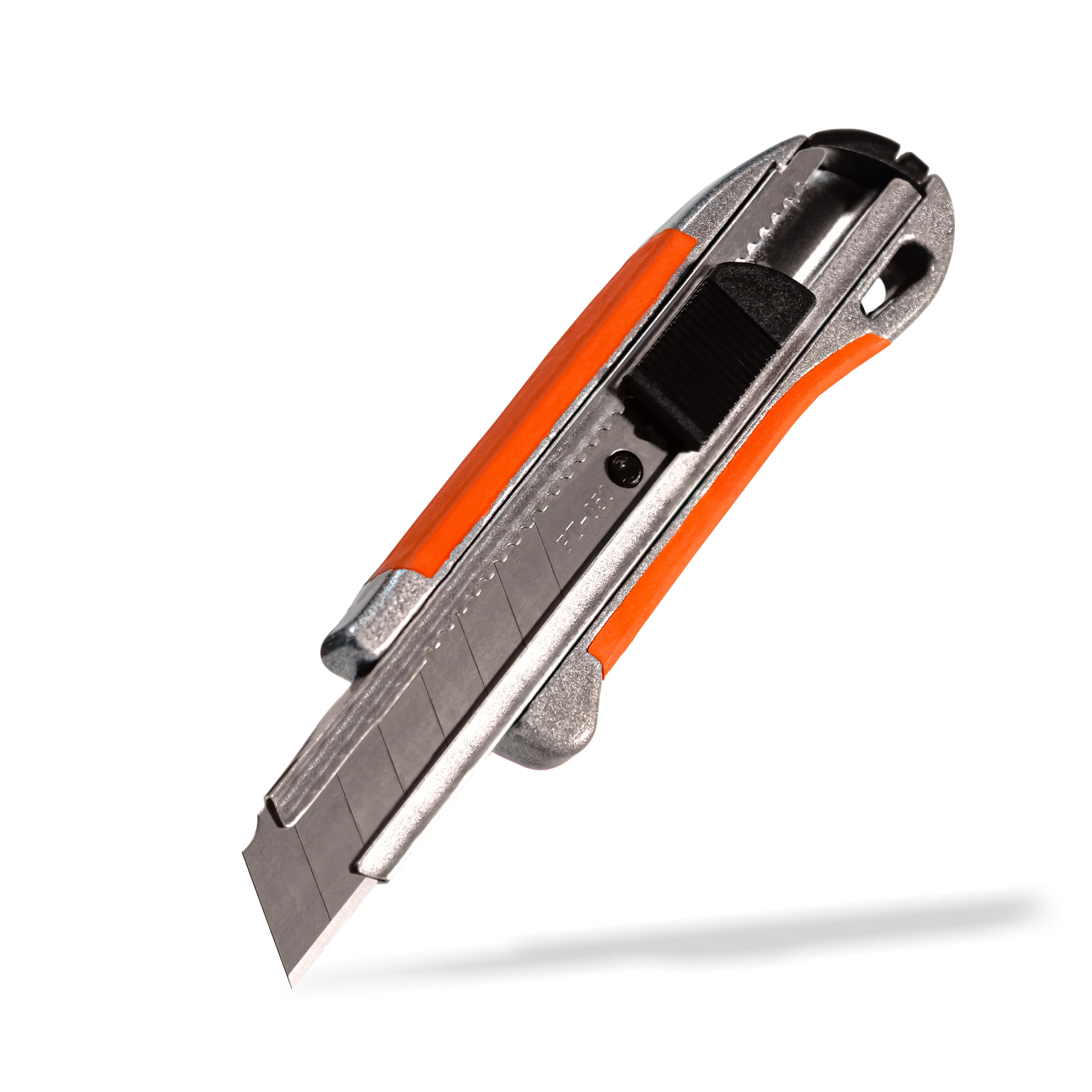 Универсальный нож с алюминиевым корпусом из углеродистой стали покрытием термопластичного эластомера 18 мм 3000 шт. 30 дней 93 г Elka UK08 Tr trони