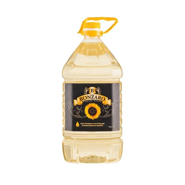 Bonzaro Refined Sunflower Oil, 3L , produced in Ukraine