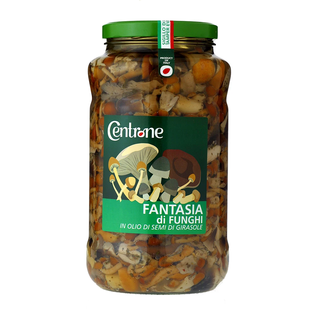
Centrone healthy products Best Quality Italian Made Mushrooms Mix in Jar for Cooking Dishes & Plates Honey Mushrooms Straw Mushrooms Canned can vegetable 