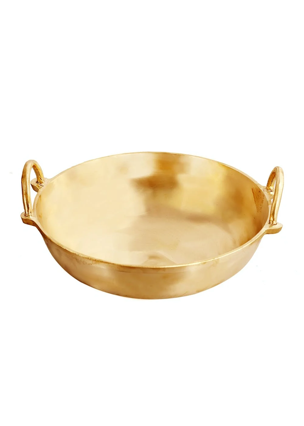 Good Pure Brass Kadai for Deep Frying Cooking Utensils Healthy Benefits Brass Hammered Kadai Pital Kadhai Heavy Weight Working