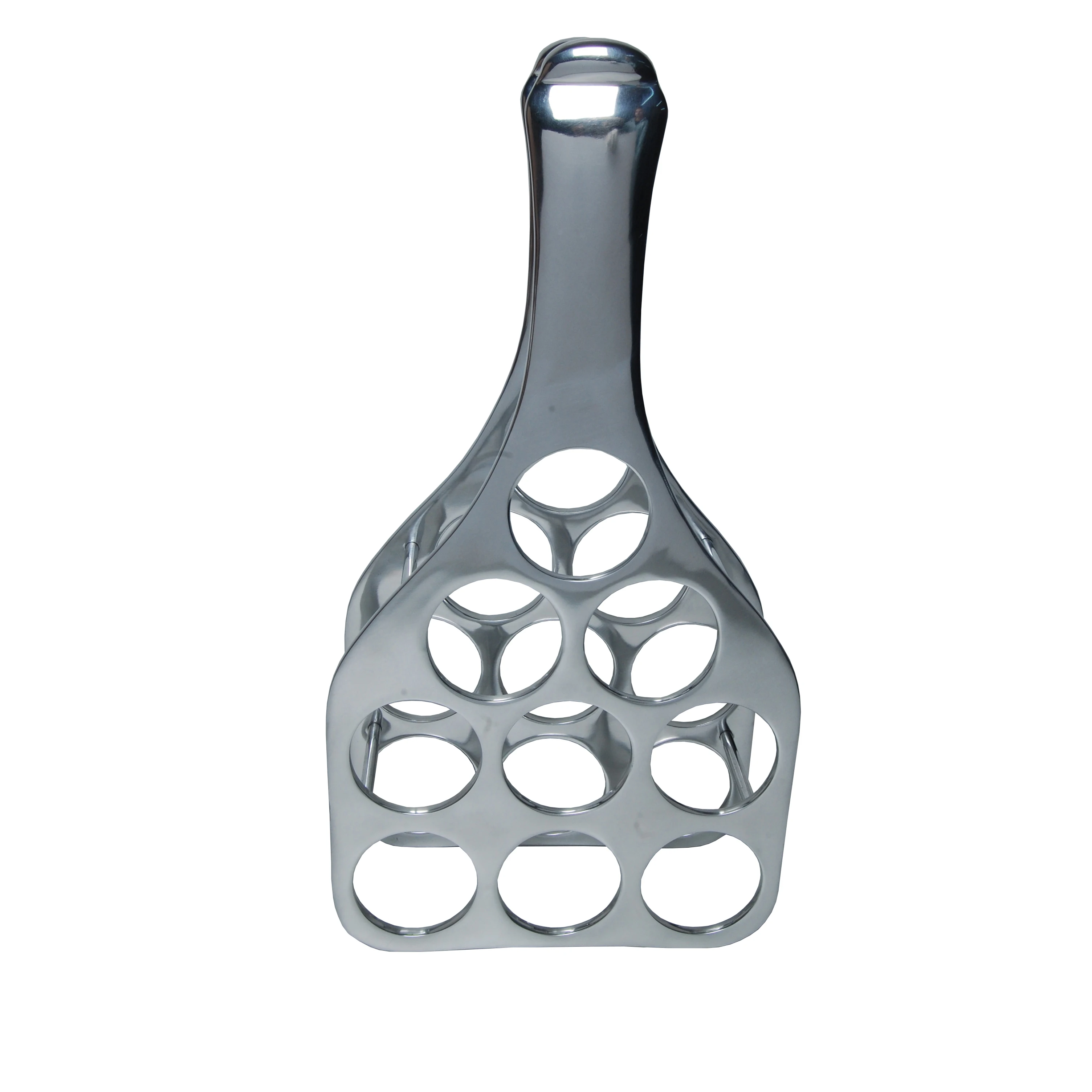 Классическая алюминиевая подставка для вина с якорем посуда бармена металлический держатель Настольная декоративная бутылок на заказ