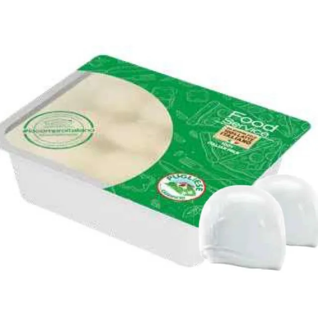 Casa Radicci Italian dairy product Food service spheric glossy white sweet mozzarella cheese 300g fresh mozzarella cheese