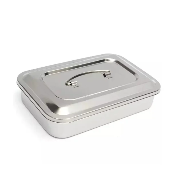 Surgical Instruments Storing Box With Side Lock And Cover