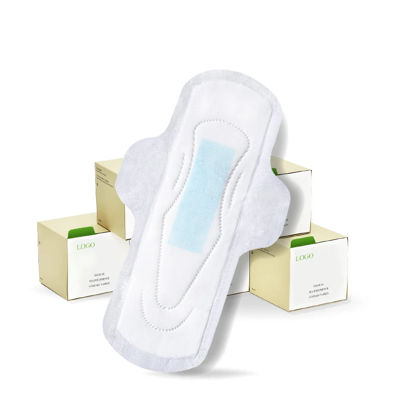 Private Label Non Woven Menstrual Pad Female Hygiene Products Disposable Sanitary Napkins Supplier