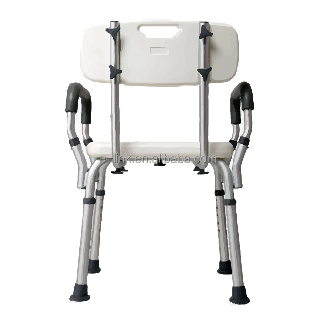 Shower Bath Chair Bench With Removable Back