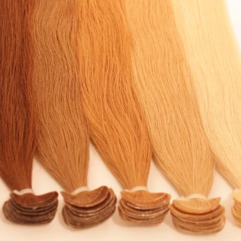 Russian Colors Hair Extension By Oriental Hairs Light Brown, Blonde, Lighter Color Human Hair Extensions / Slavic Hair Colors