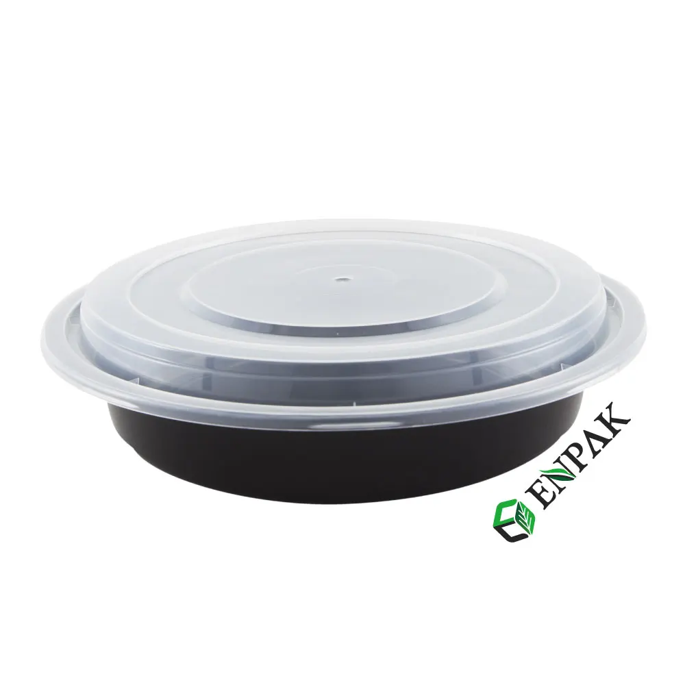 Eco Friendly 48oz Round Lunch box Microwave Food Container