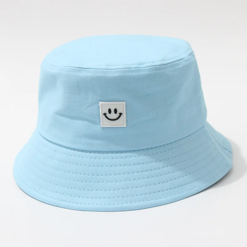 Панама хлопковая летняя для путешествий, пляжная шляпа от солнца, с козырьком улыбки для подростков, оптовая продажа