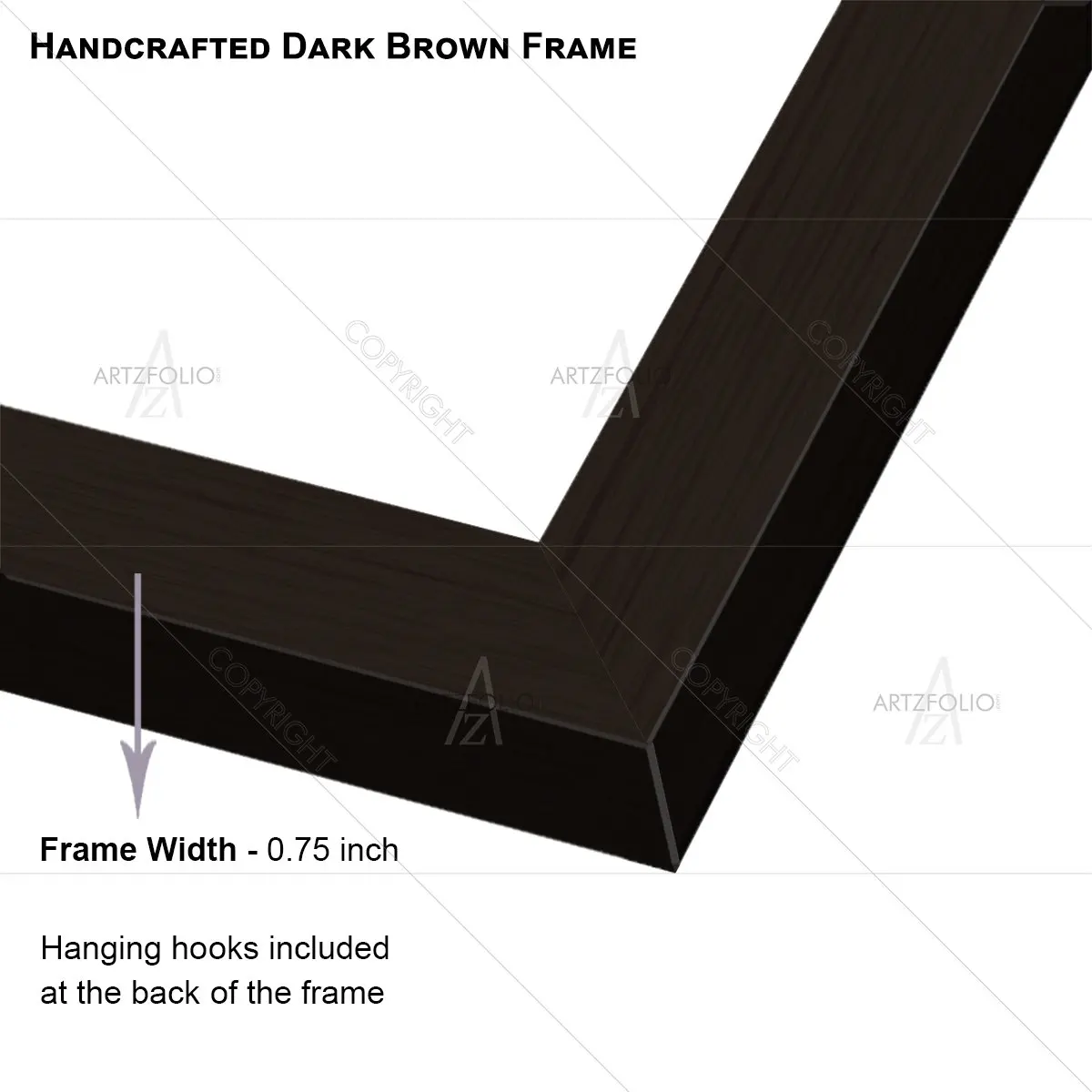 Eco Friendly Factory Wholesale ArtzFolio Natural Texture Printed Bulletin Board Notice Pin Board Soft Board | Dark Brown Frame