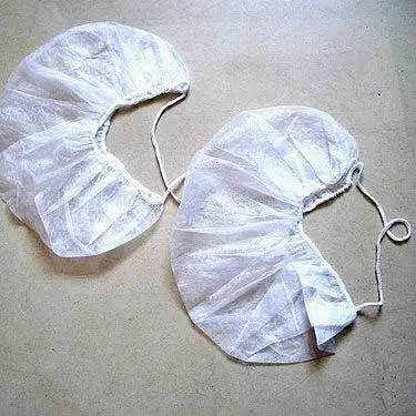 Einweg-Bartschutz, elastisch, fur Lebensmittelservice, Kuche, latexfrei, 100 Stuck, Weib