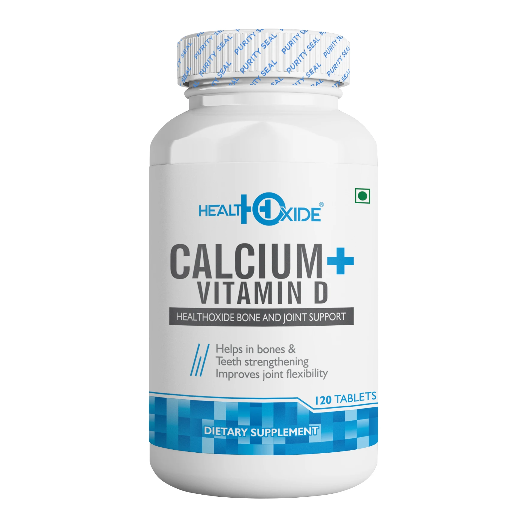 Healthcare Supplement Calcium Vitamin D3 Tablets for Improved Bone Density