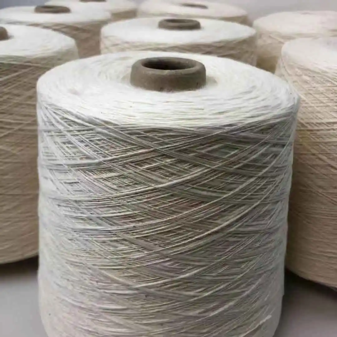 Pure cotton slub yarn