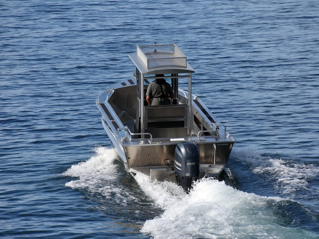 Ecocampor 21ft Landingcraft All-Welded Hunting and Working Aluminum boat for Sale