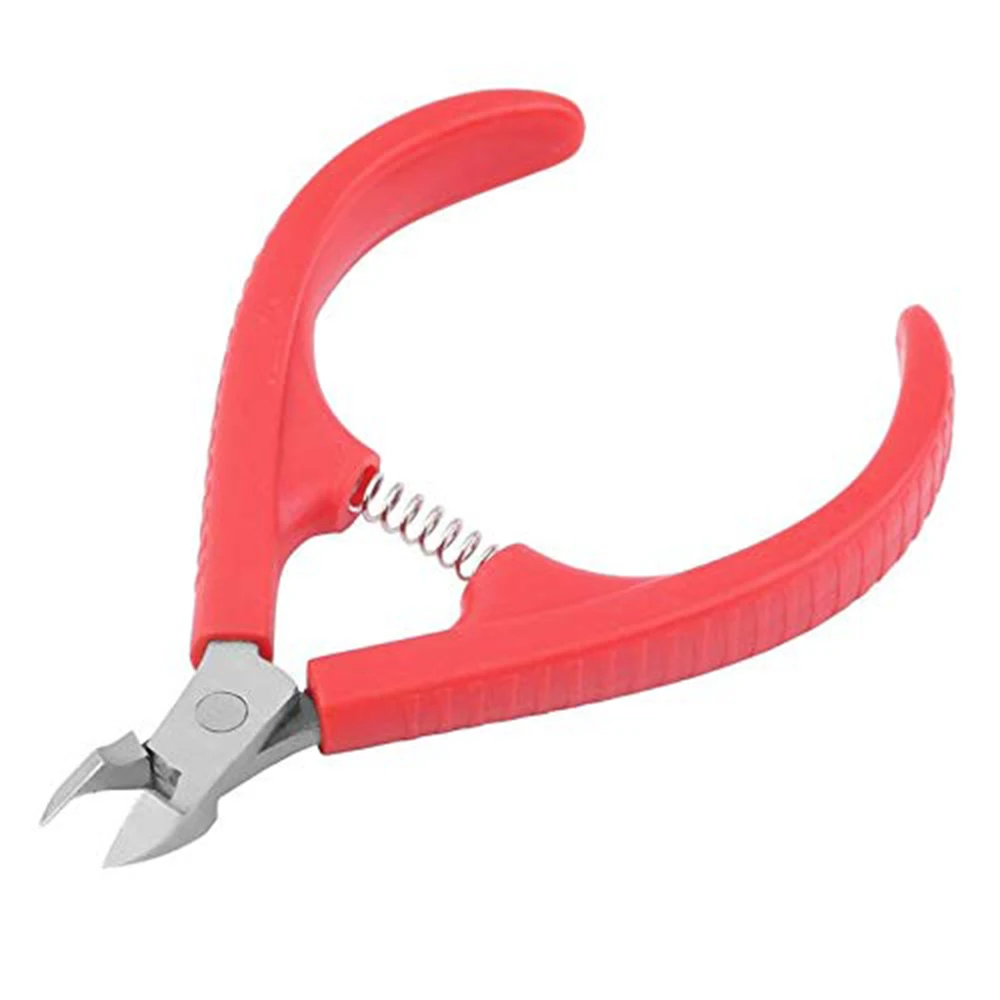 Best Quality Nail Nippers With Plastic Handle Grip Manicure Beauty Care Nail Nippers