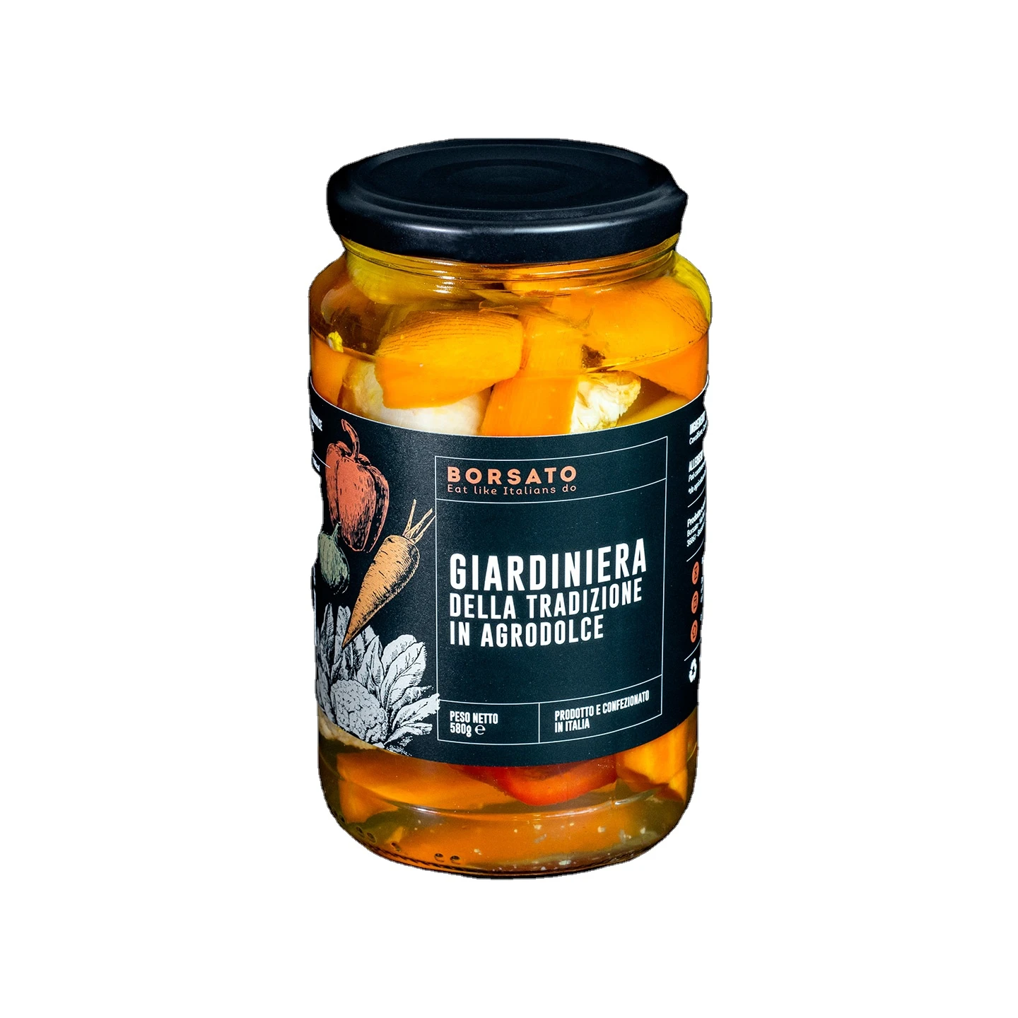 Высококачественные итальянские сладко-кислые белые наконечники спаржи