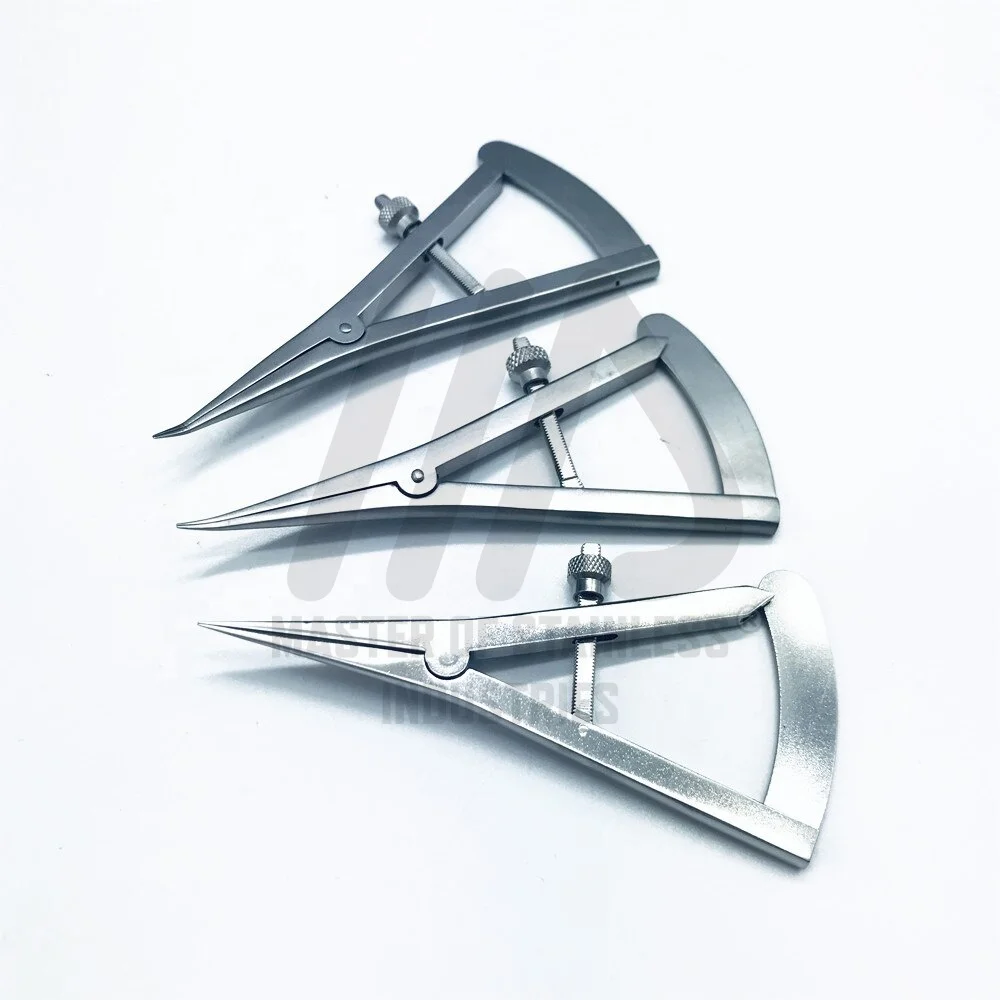CASTROVIEJO CALIPER Stainless Steel castroviejo caliper measuring eye gauge Orthodontic Castroviejo Bone Measuring Caliper
