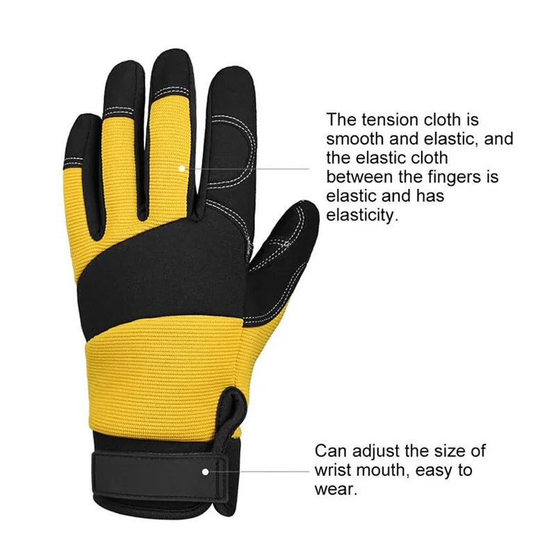 Good quality Manufacturers custom machine gloves cut resistant safety work waterproof mechanical gloves