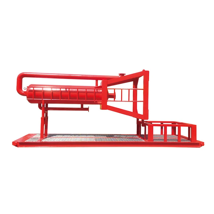200-280 m3/h Capacity Solids Control Oilfield Mud Gas Separator 2265x2000x5681mm