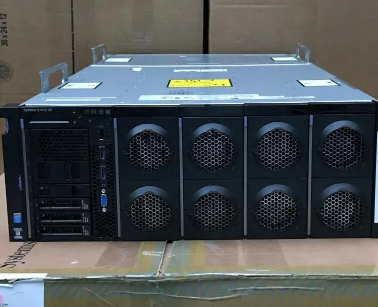  X3850 X6 Server 4x Xeon E7-8880v3 2048gb ram 3x300 gb 15k 4x1400w