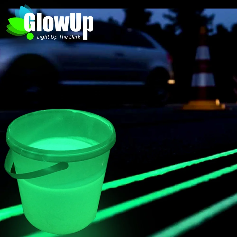 Quick-drying waterproof luminous paint, can be used for road painting