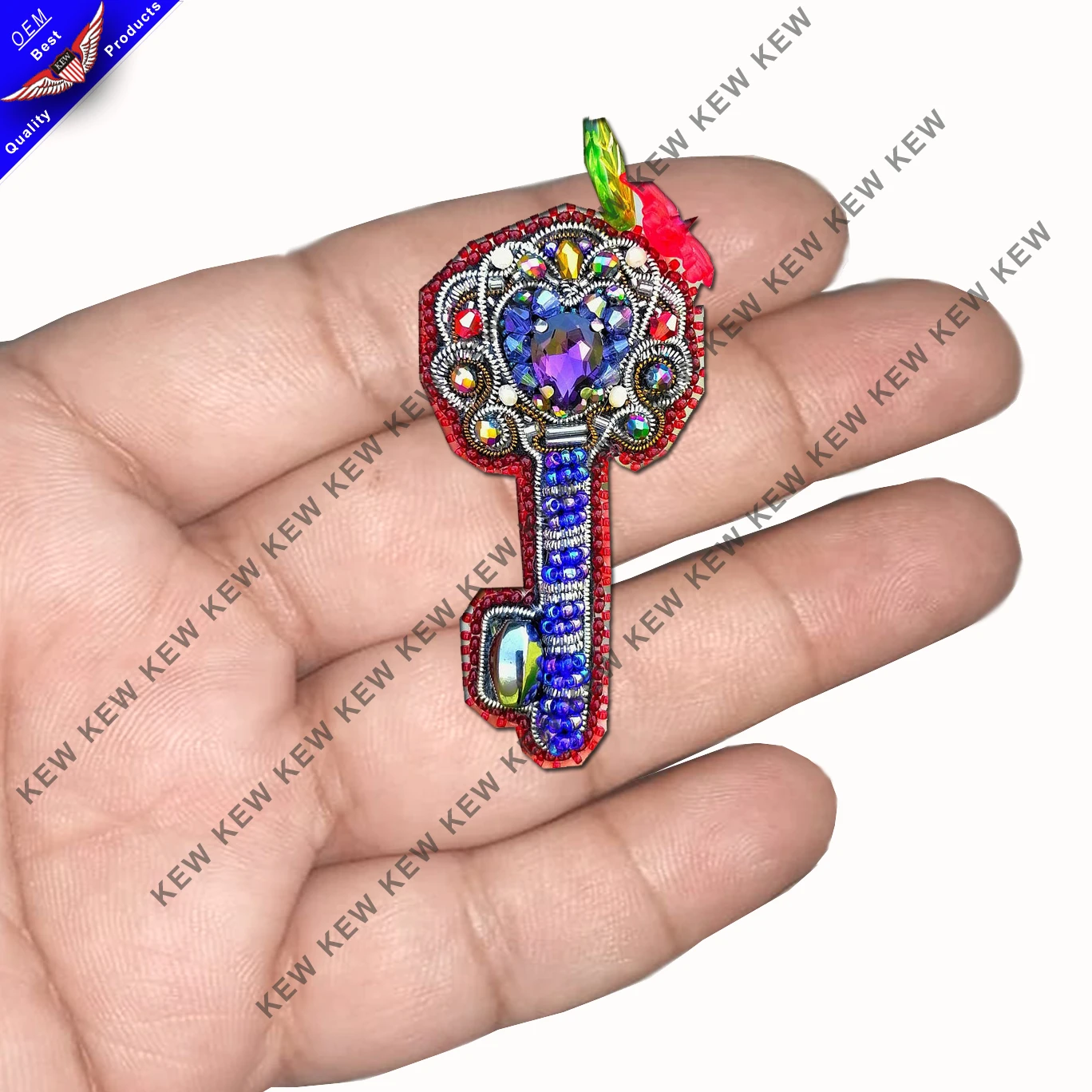 Beaded brooch pin handmade jewelry gift for mom brooches handmade party wedding USA UK Europe