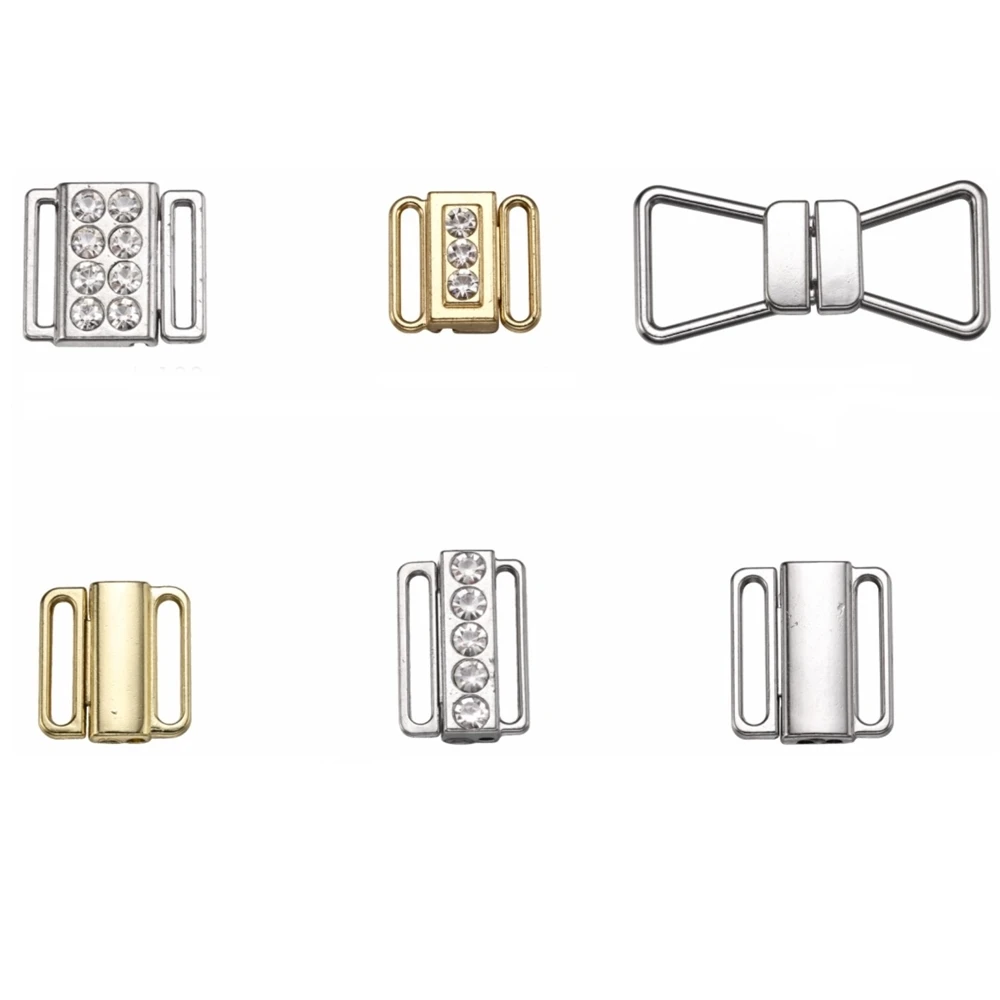 Fashion Hot Sale Customize Gold Bra Buckle Closure Clasp Garments Accessories