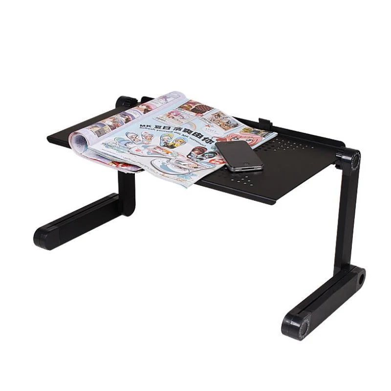Aluminum multifunctional adjustable portable foldable bed computer desk stand folding table laptop desk