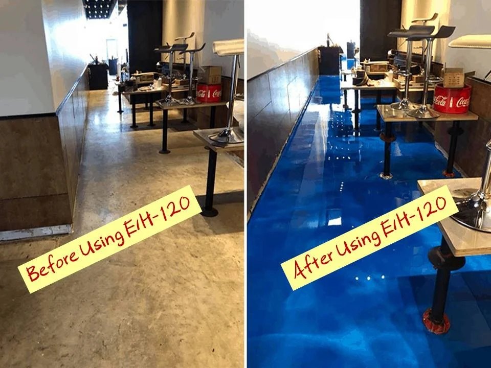 
Transparent top coat epoxy resin for floor coating 