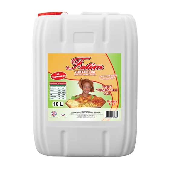 20 л FATIM белые jerrycan рафинированное пальмовое масло для приготовления пищи (английская этикетка)