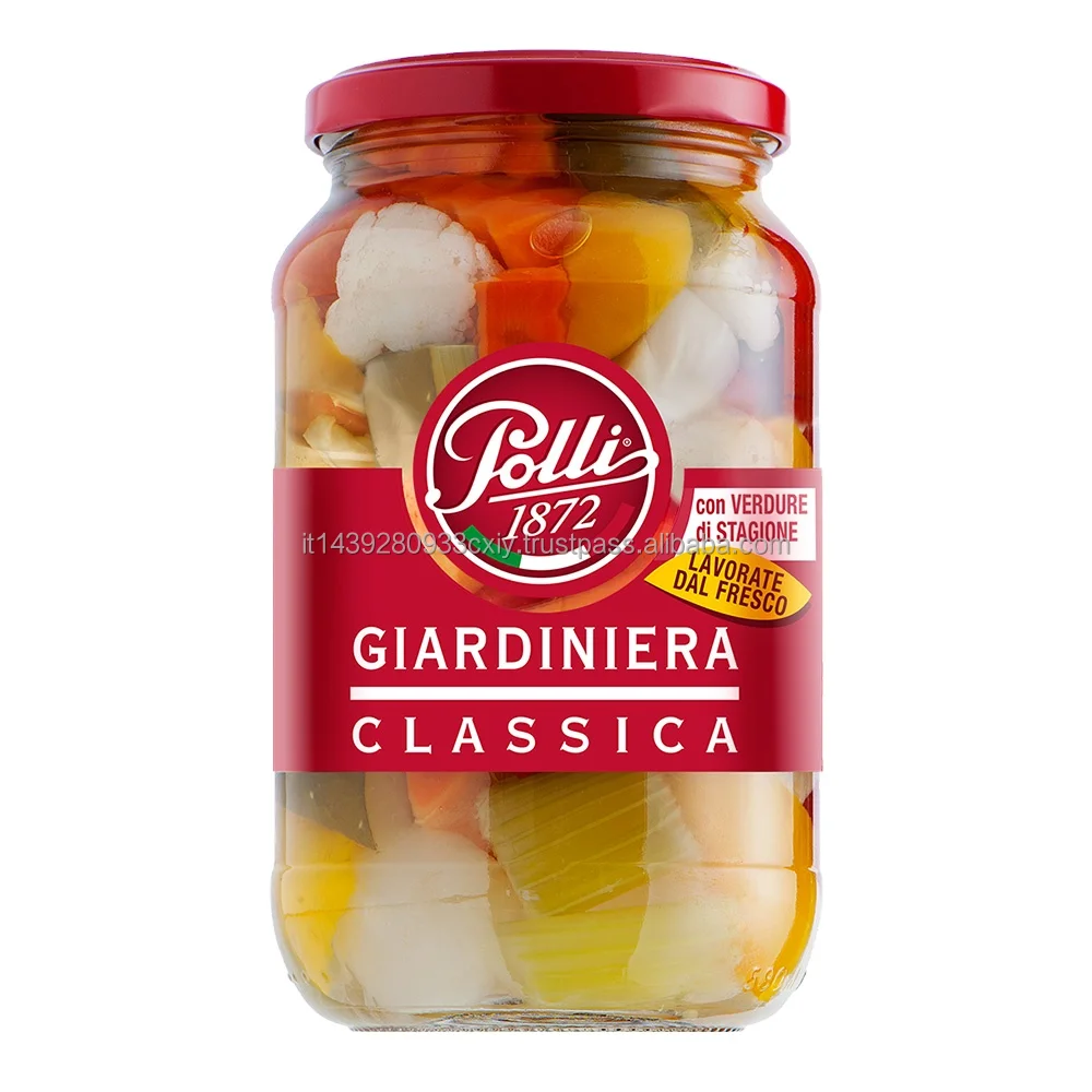 Top quality 565 mason jar 3 years shelf life tasty flavour mixed vegetables in wine vinegar for sale