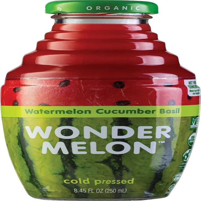 Сок чудо-дыни, базилик и огурец