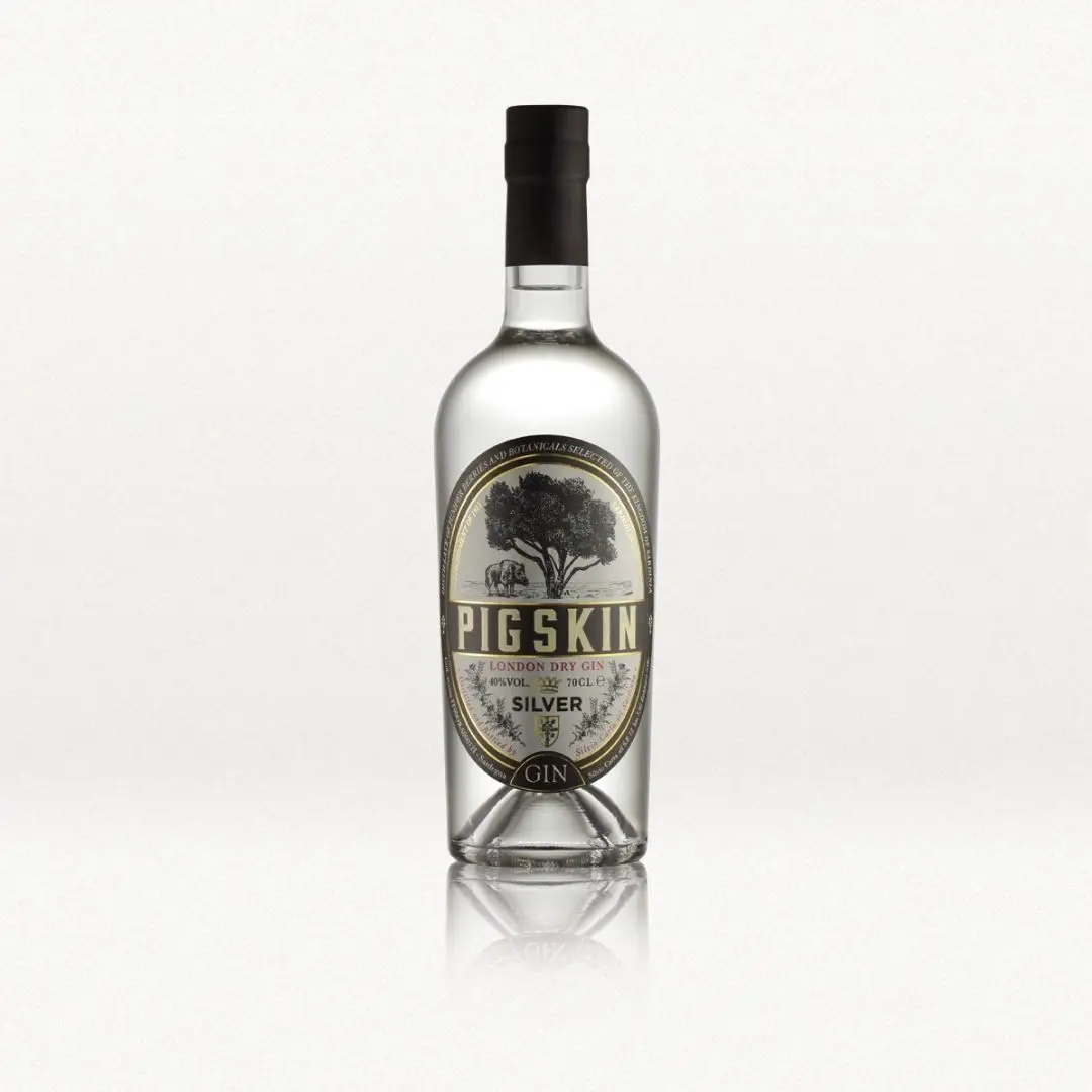 Top Quality Spirits - London Dry Gin - Pigskin Silver - 70 Cl - Italian Gin