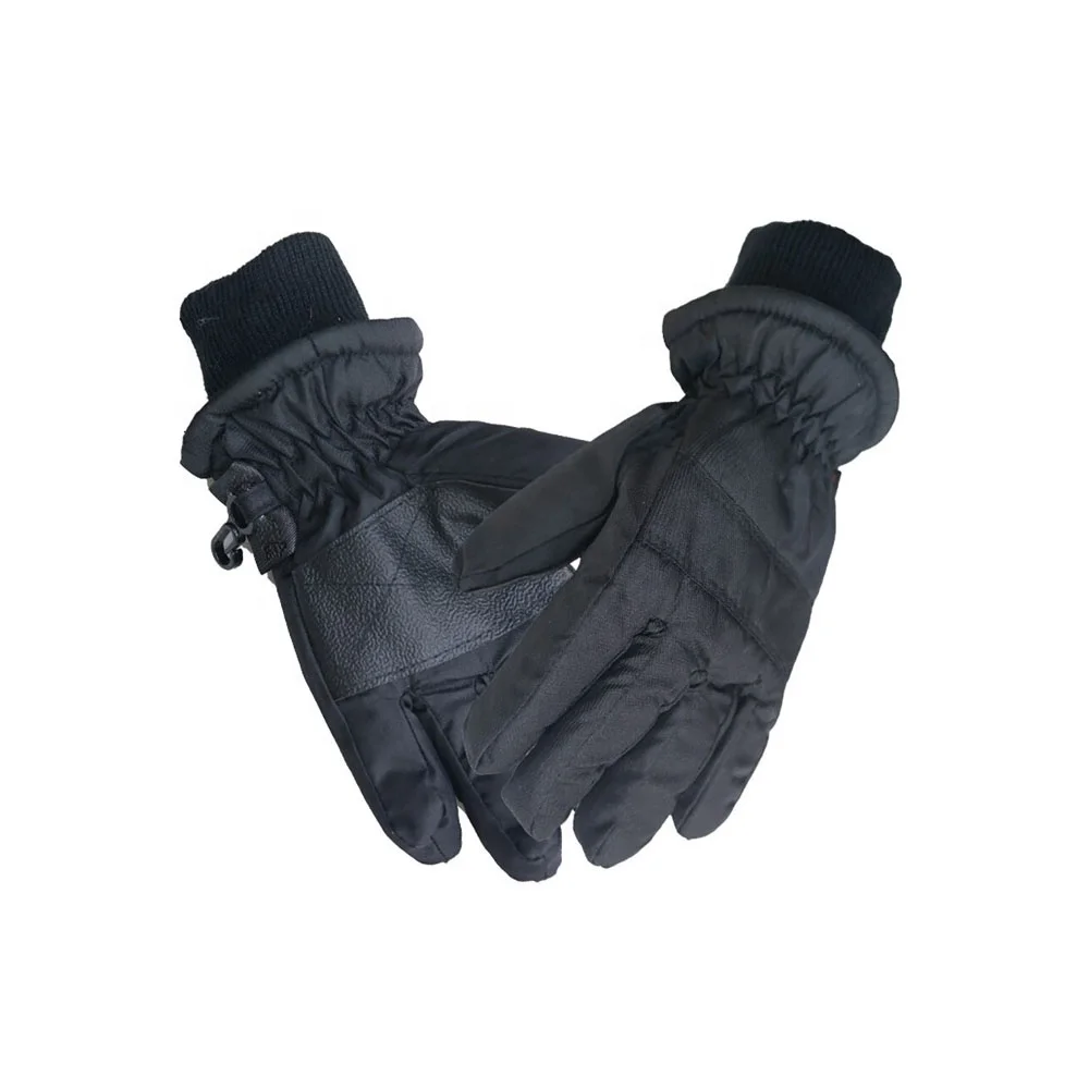 Wholesale best rated pigskin leather men women ski thermal gloves cool design snowboarding snowmobile skiing mittens