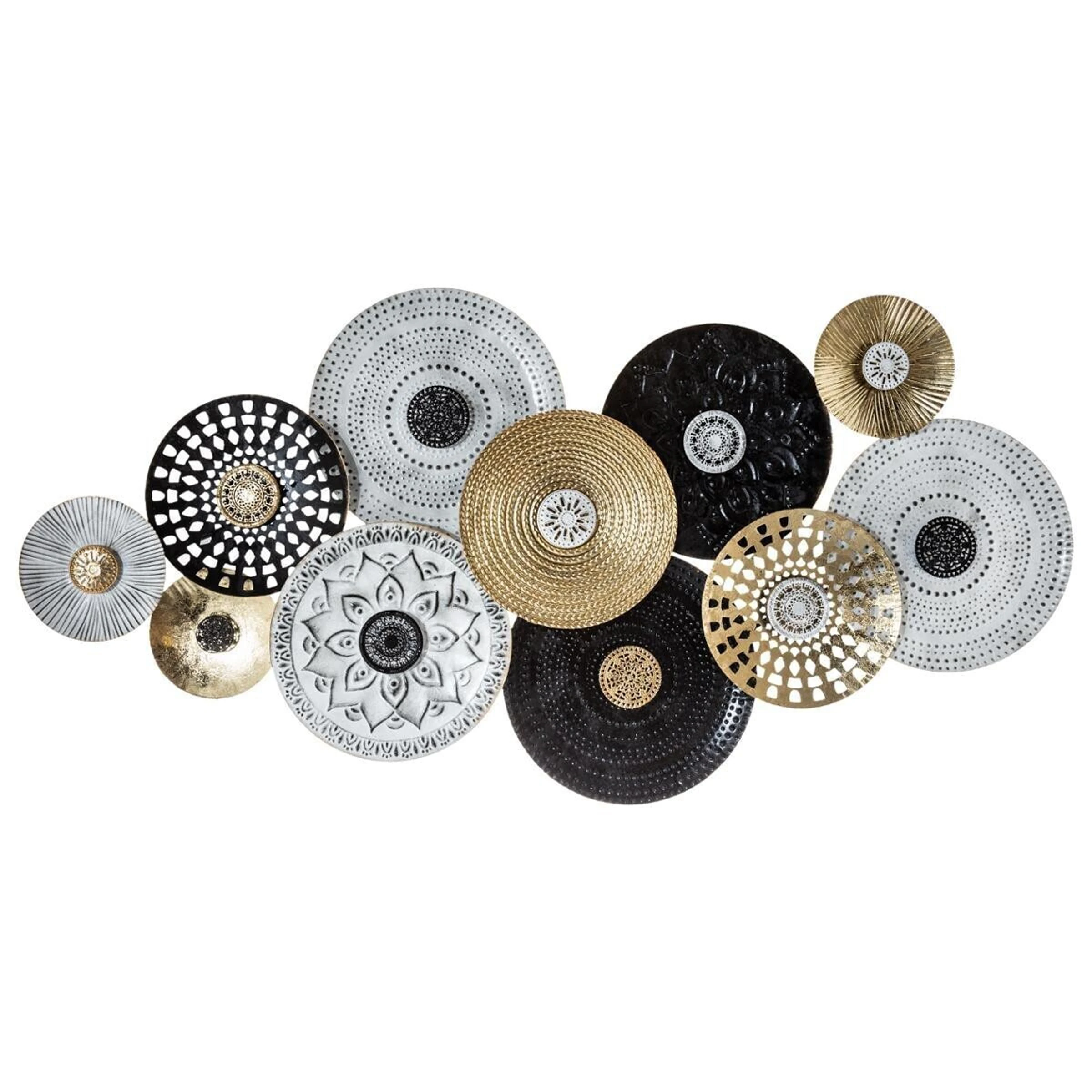 Latest Design Round Shape Metal Wire Large Home Decoration Wall Art Modern Home Decorative For Living Room Hanging Wall Decor