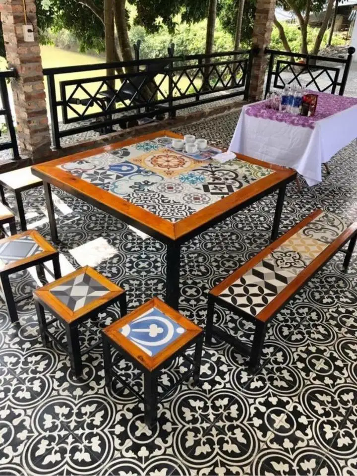 Vietnam encaustic handmade cement tiles 200 x200