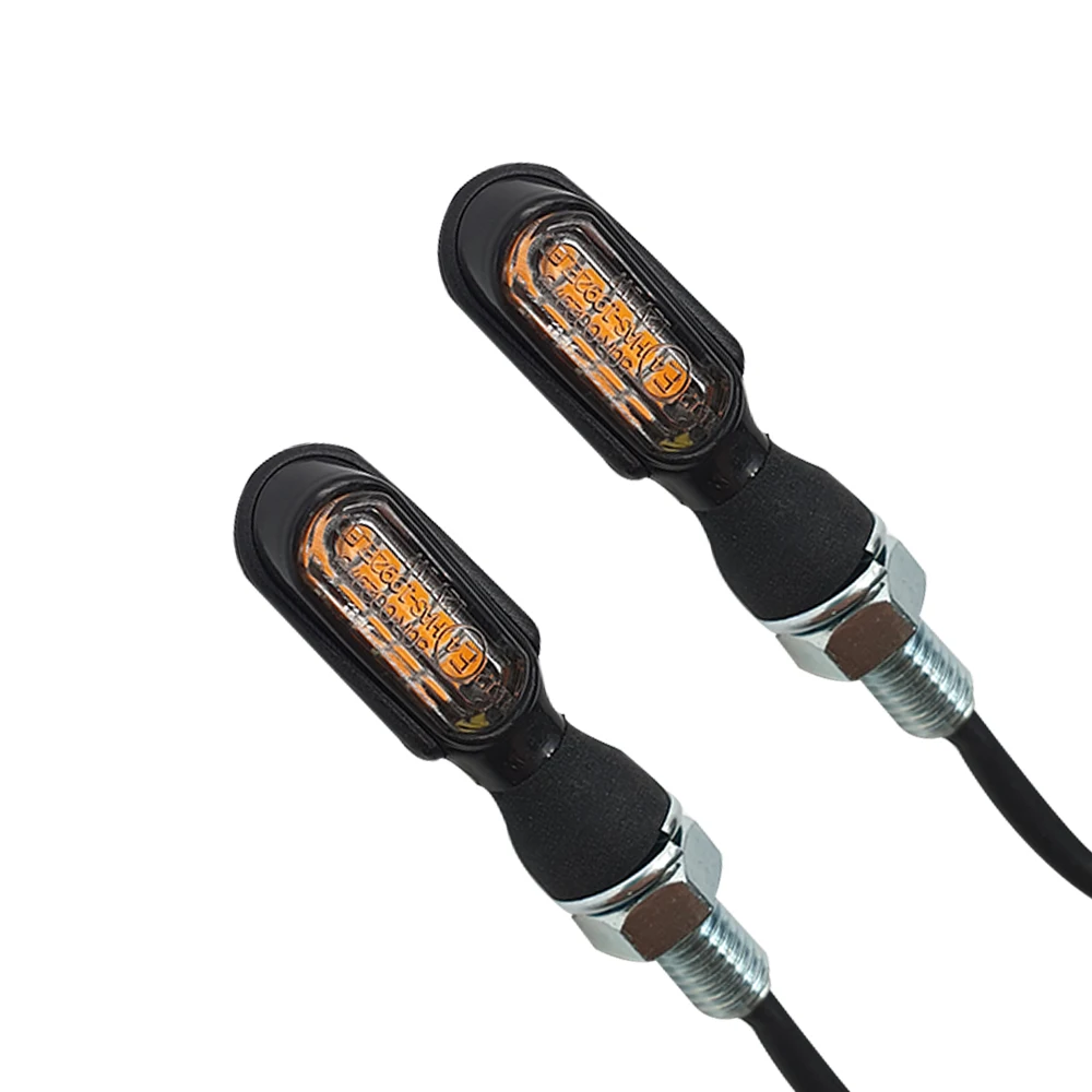 E-mark пары универсальных вспышек по индивидуальному заказу светодиодный светящийся поворотник для мотоцикла