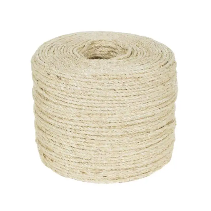 Sisal Yarn 300-1000 M/Kg Sisal Twine Sisal Fiber Twist for Packing / Gardening / Steel Wire Rope