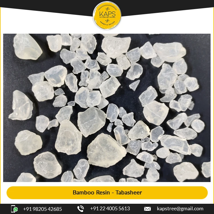 100% Pure Natural Fresh Range Bamboo Resin - Tabasheer at Wholesale Price