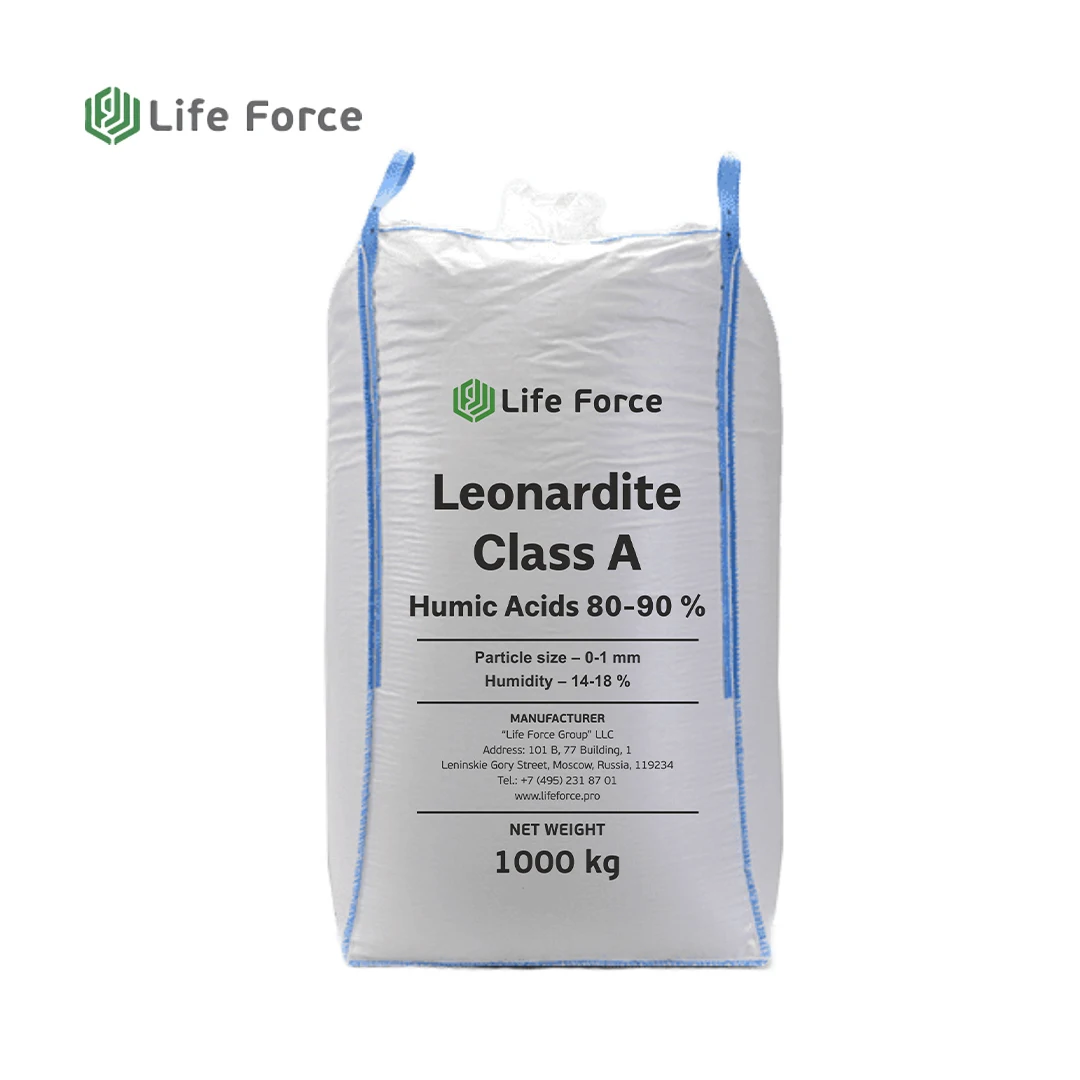 Humic Acid Powder Humic Acid Fertilizer Leonardite Class A Life Force SL 105/1000 Natural Product From Siberia Agriculture Grade