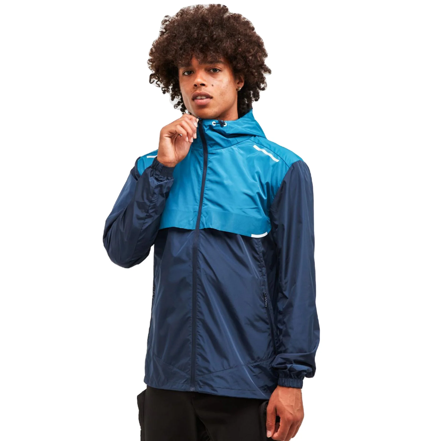 Factory Supply Polyester Nylon Waterproof Custom Mens Jacket Windbreaker