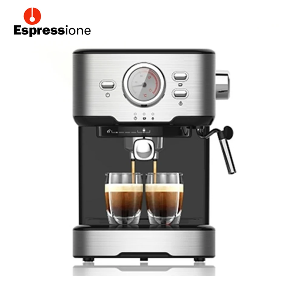 Espresso Coffee Cappuccino Machine New High Quality With Gauge