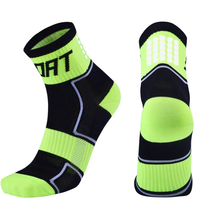 OEM crew men tube Customize knitted embroidered design made custom logo cotton sport athletic Cycling socks