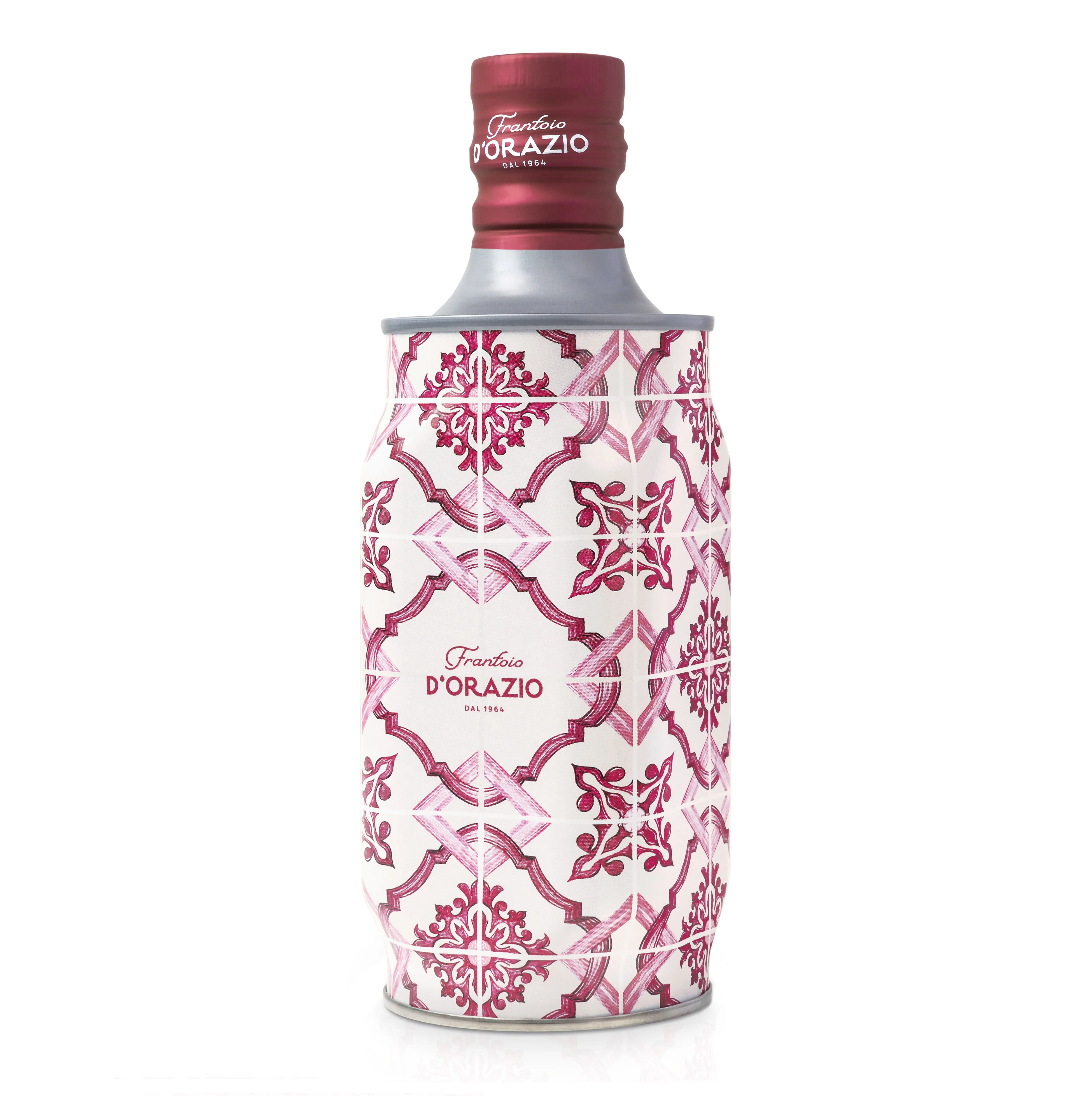 High quality extra virgin olive oil OPERA COLLECTION - VERMIGLIO 500 ml tin bottle from Italy