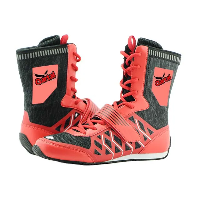 Wholesale High-Top Fashion Professional Gym Sport Men`s MMA New Style Athletic Leather Boots For Cross Training