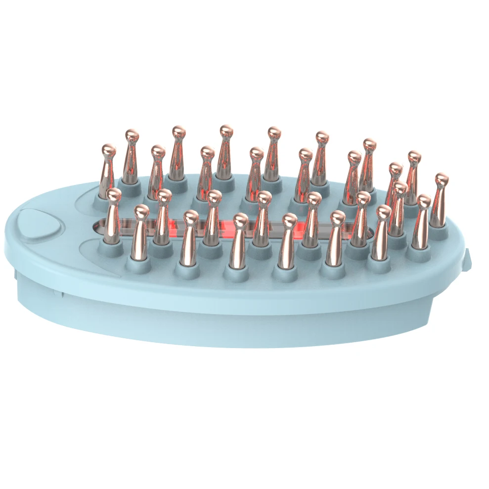 Hair-Loss Treatment Application Blue Color ABS+PP Material CE Certification 1 Year Warranty Hair Growth Comb