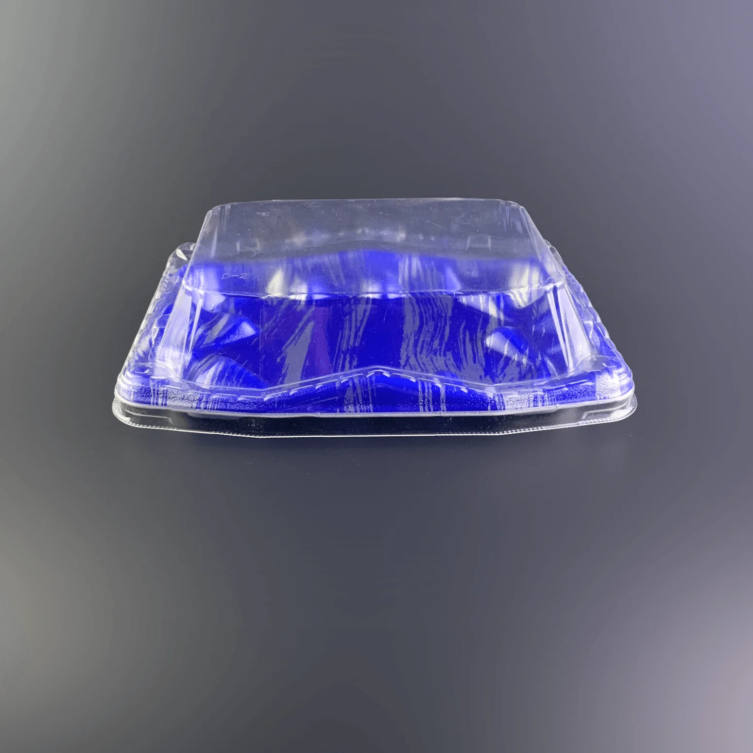 Food Trays Red - Blue OFUNA 2-3 Sushi POTATO CHIPS Use absorbent products disposable square styrofoam tray