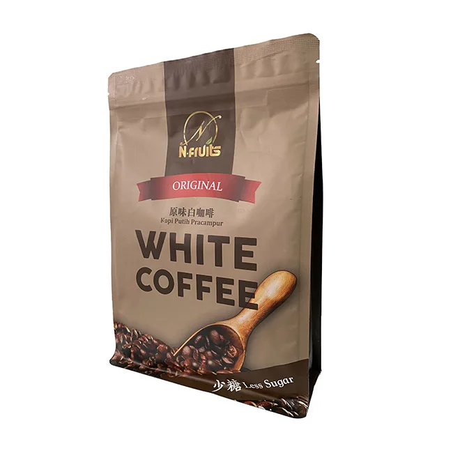 Low Calories Nfruits Coffee Instant White Coffee Less Sugar Premix Coffee In Convenient Pack Suitable For People On Diet